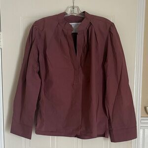 Wear Cissa, you Long Sleeve Split Neck Blouse L